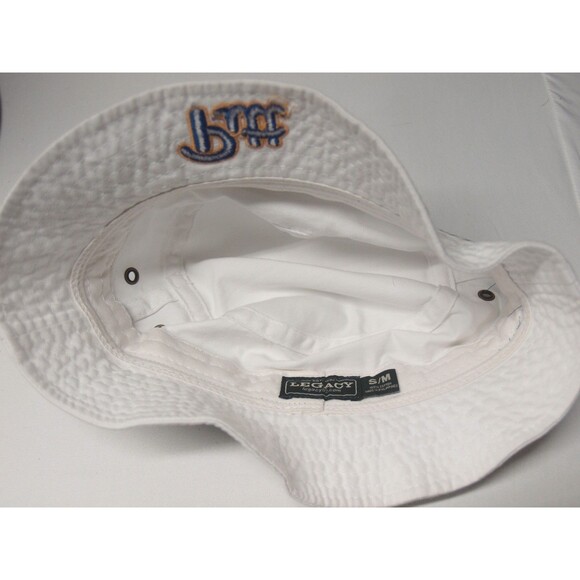 PITT Panthers Bucket Hat White with Pitt in blue & Gold Size S/M Unisex NEW - Picture 2 of 7
